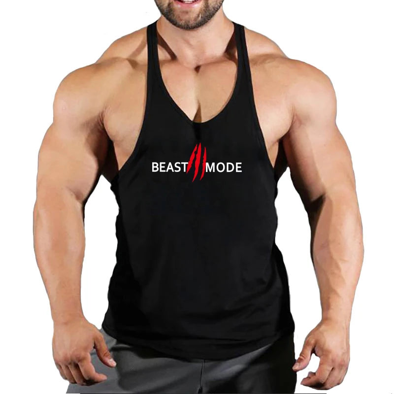 Men's Stringer Tank Top: Fitness Singlet Sleeveless Workout Shirt - Undershirt Clothing, Collection 3, Available in 10 Colors