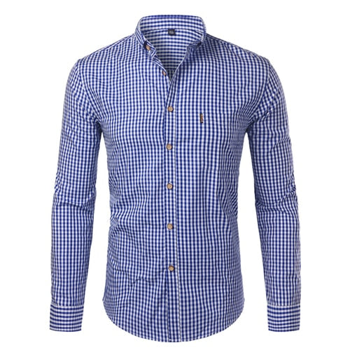 Men's Cotton Casual Dress Shirts Button Down Slim Fit  Long Sleeve Shirt (7 Styles)