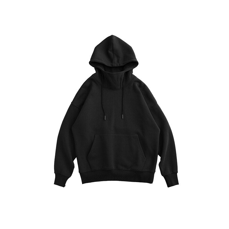 Unisex Thick Fleece High Collar Hoodie and Sweatpant Jogging Tracksuit Set (12 Options)