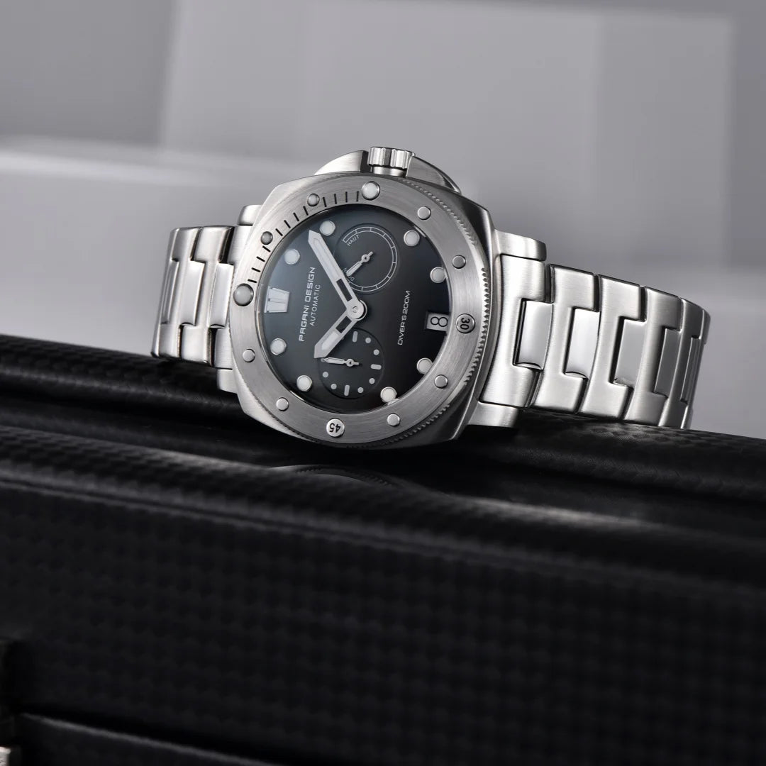 2023 PAGANI DESIGN New Fashion And High-end Men Mechanical Wristwatch Stainless Steel Sapphire Glass 20Bar Waterproof Men Watch