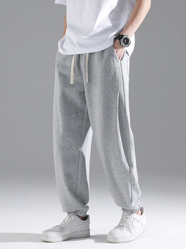 Men's Drawstring Casual Baggy Jogger Cotton Loose Harem Sweatpants(5 Colors)