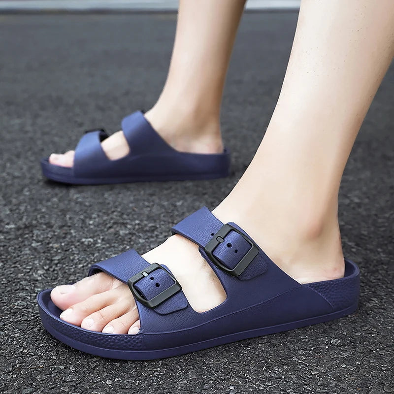 Brand Women Men Slippers Soft Sandals Women Beach Casual Shoes EVA Slides Original Men Flip-flop Summer 2023 Summer Men's Sandal