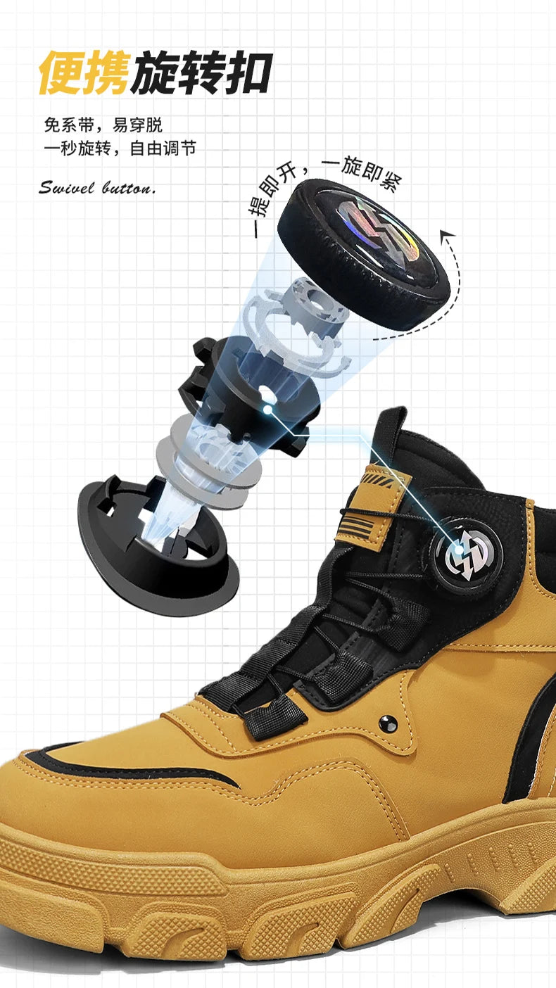 CYYTL Boots Winter Mens Shoes Casual Cowboy Combat Tactical Motorcycle Chelsea Ankle Work Leather Outdoor Designer Luxury Hiking