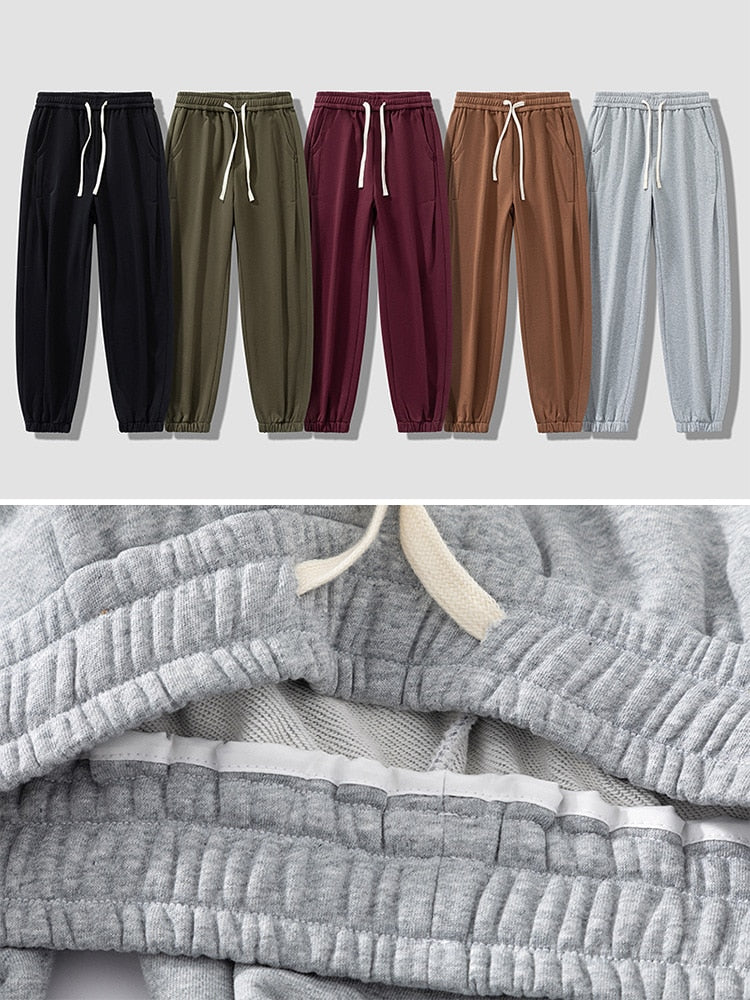 Men's Drawstring Casual Baggy Jogger Cotton Loose Harem Sweatpants(5 Colors)