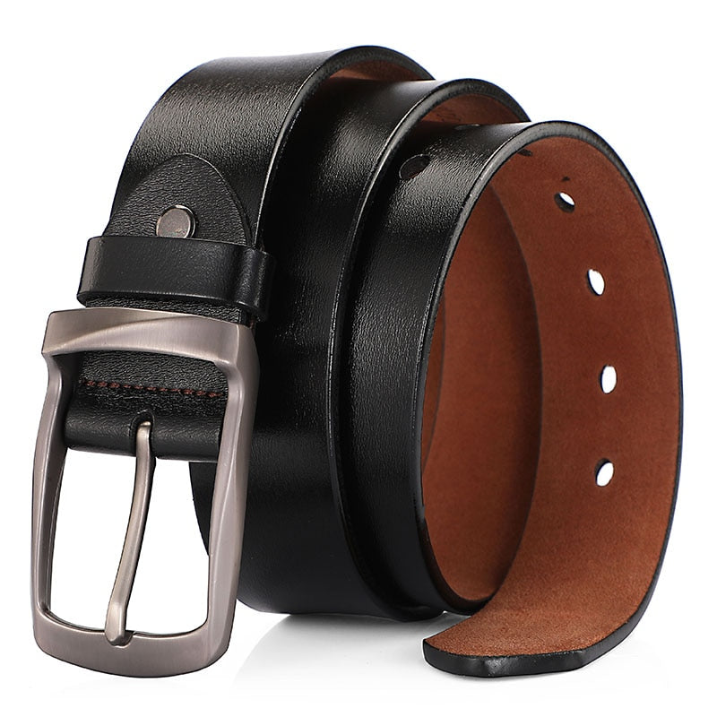 Men's Genuine Leather Fashion alloy luxury business belt - Collection 2 (12 Styles)