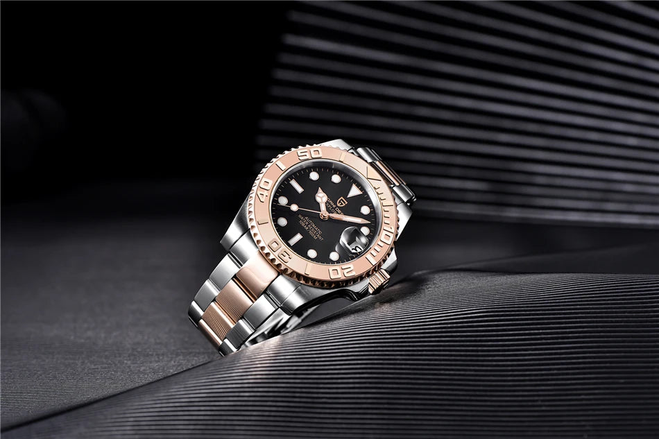 PAGANI DESIGN 2024 New NH35 Movement Ceramic Bezel Men Mechanical Wristwatches Fashion Sapphire Glass Diving Automatic Watches