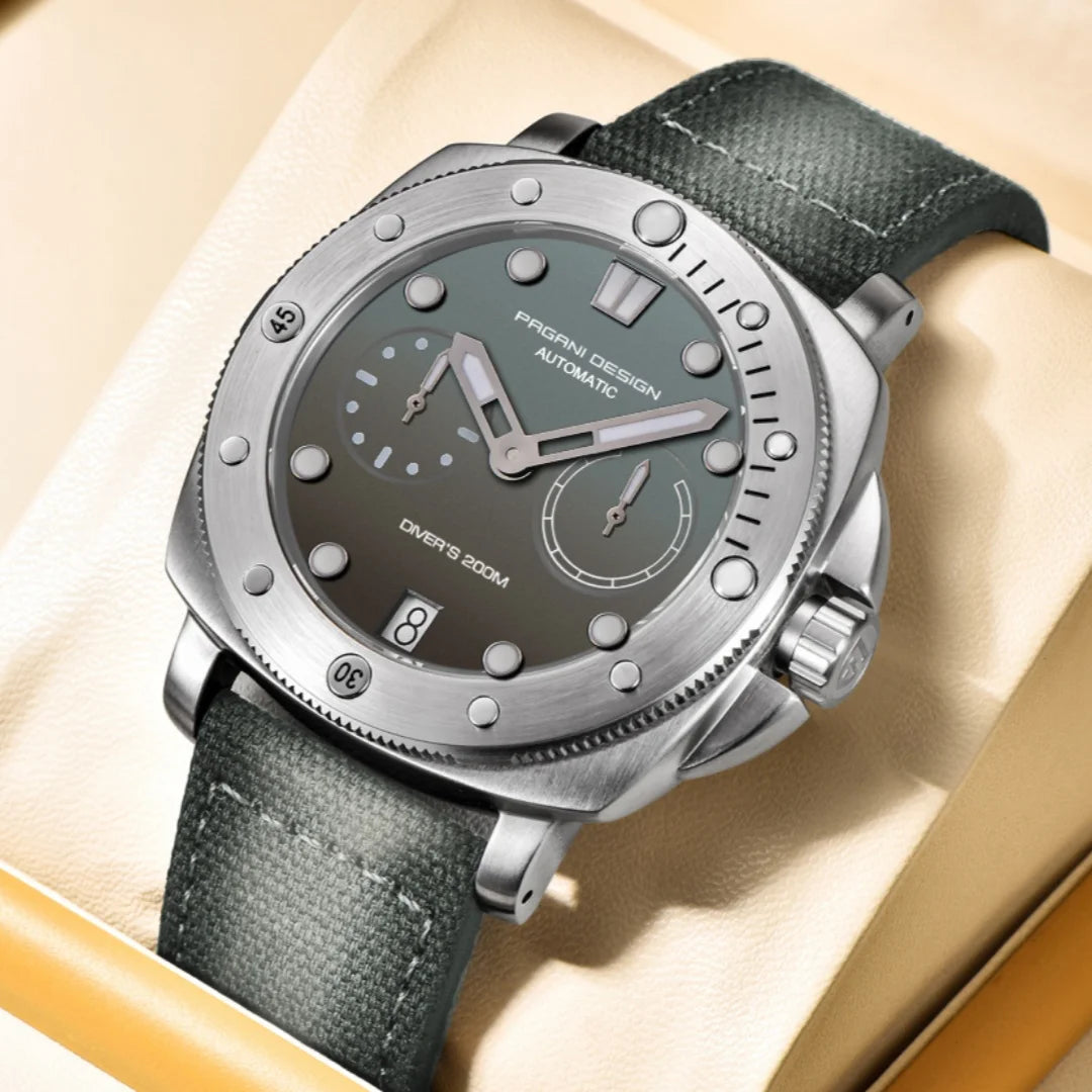 2023 PAGANI DESIGN New Fashion And High-end Men Mechanical Wristwatch Stainless Steel Sapphire Glass 20Bar Waterproof Men Watch