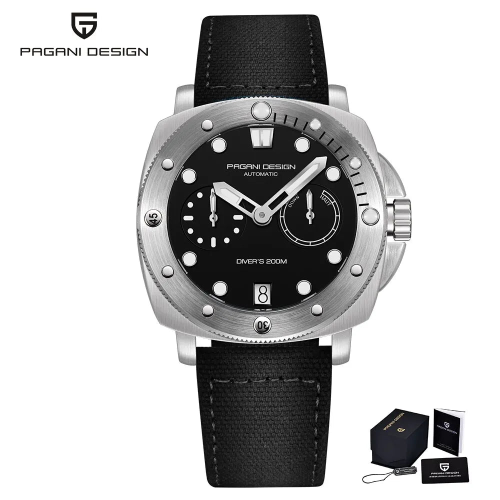 2023 PAGANI DESIGN New Fashion And High-end Men Mechanical Wristwatch Stainless Steel Sapphire Glass 20Bar Waterproof Men Watch