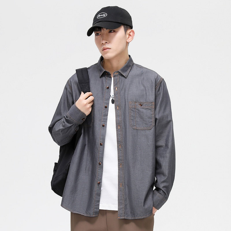 Men's Cotton Casual Dress Shirts Button Down Slim Fit  Long Sleeve Shirt (7 Styles)