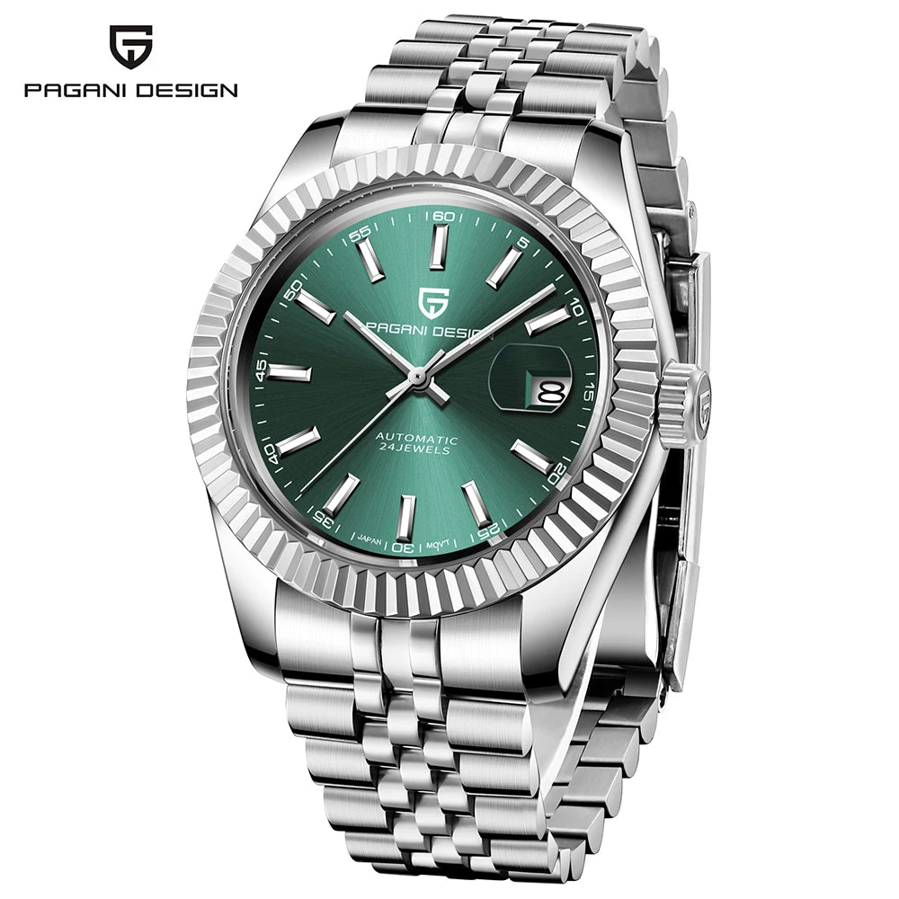 New PAGANI DESIGN PD-1645 V3 Men Mechanical Watches Business Sapphire Glass Automatic Watch NH35 Stainless Steel Watch for Men