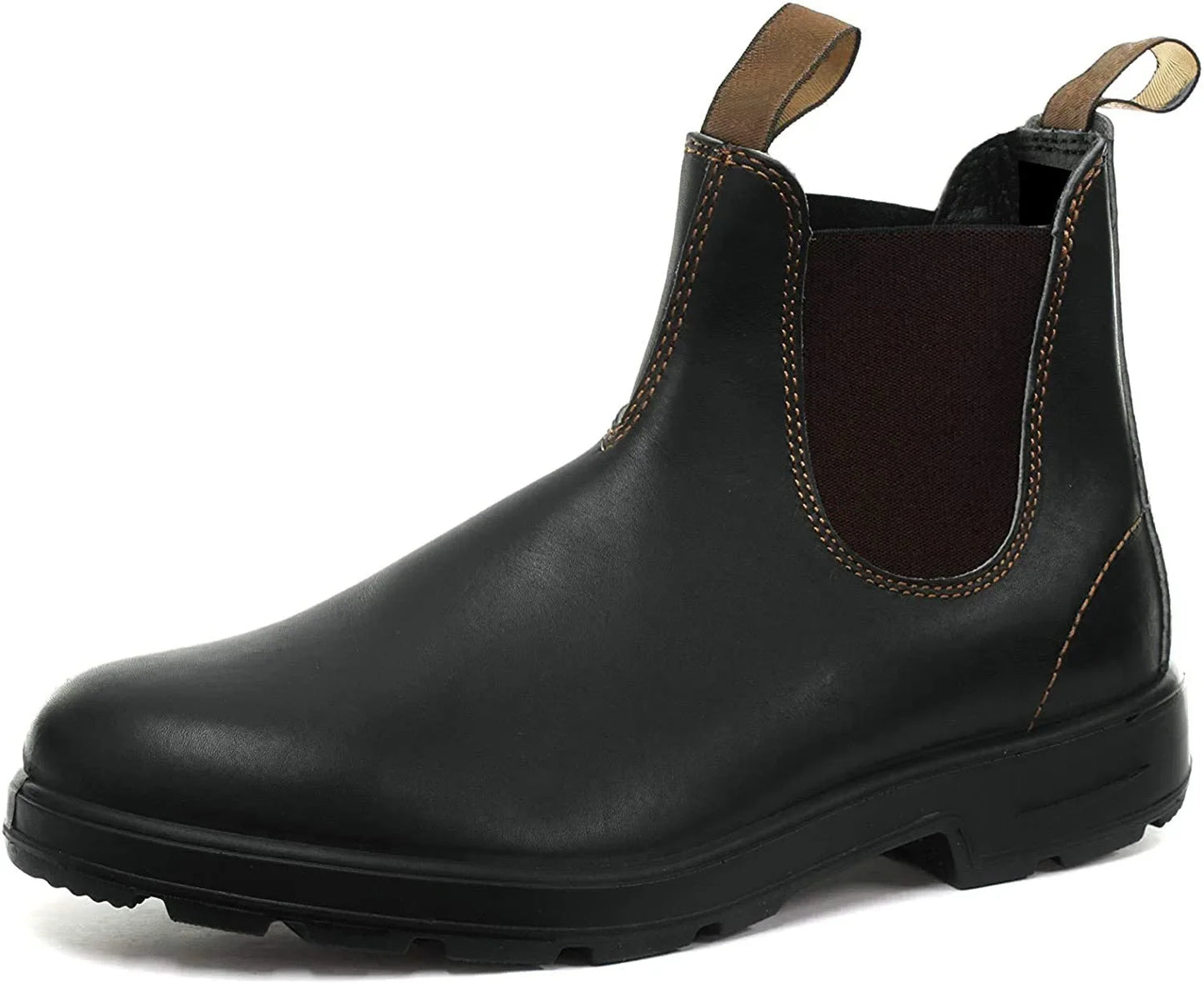Retro Leather Ankle Boots Men Chelsea Boot Casual Platform Shoes Man Spring Winter Slip on Couples Booties Handmade Plus Size