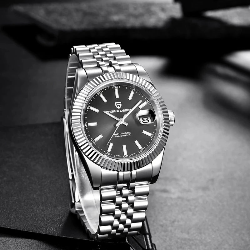 PAGANI DESIGN 2024 New 40MM Men NH35 Mechanical Watches Top Luxury Automatic Watch Sport Stainless Steel Waterproof Men Watches