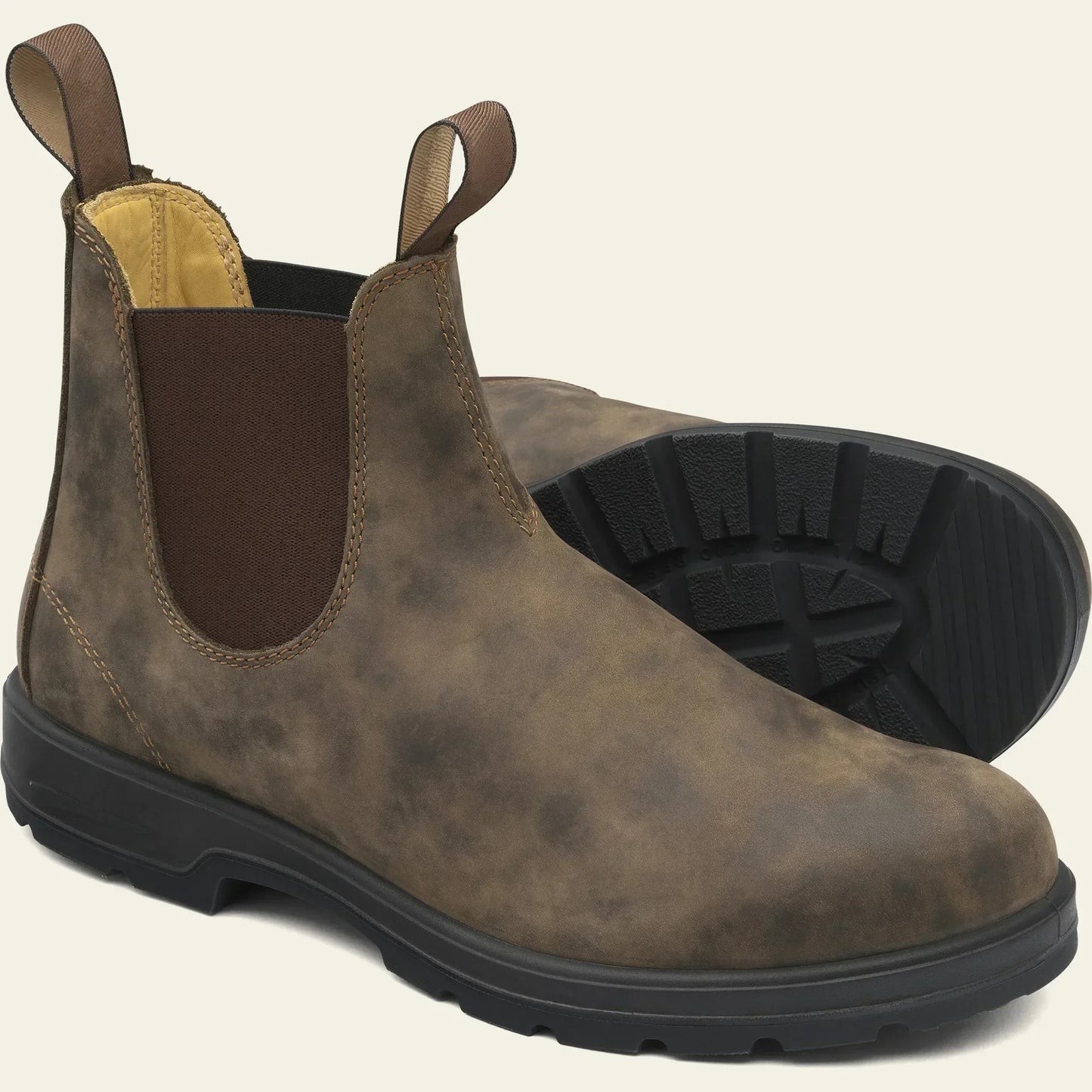 Retro Leather Ankle Boots Men Chelsea Boot Casual Platform Shoes Man Spring Winter Slip on Couples Booties Handmade Plus Size
