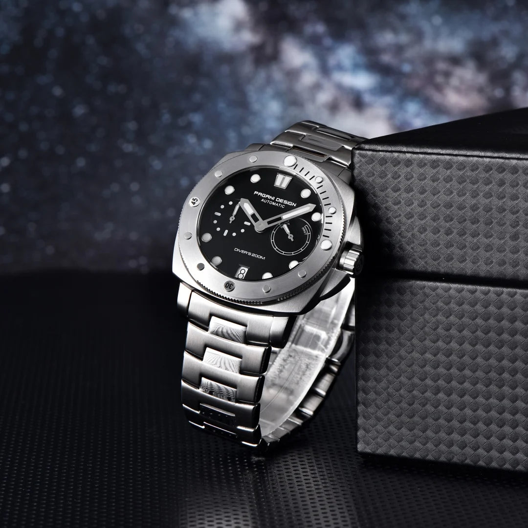 2023 PAGANI DESIGN New Fashion And High-end Men Mechanical Wristwatch Stainless Steel Sapphire Glass 20Bar Waterproof Men Watch