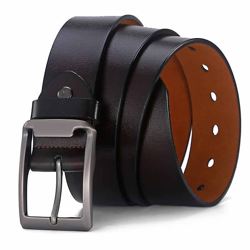 Men's Genuine Leather Fashion alloy luxury business belt - Collection 2 (12 Styles)