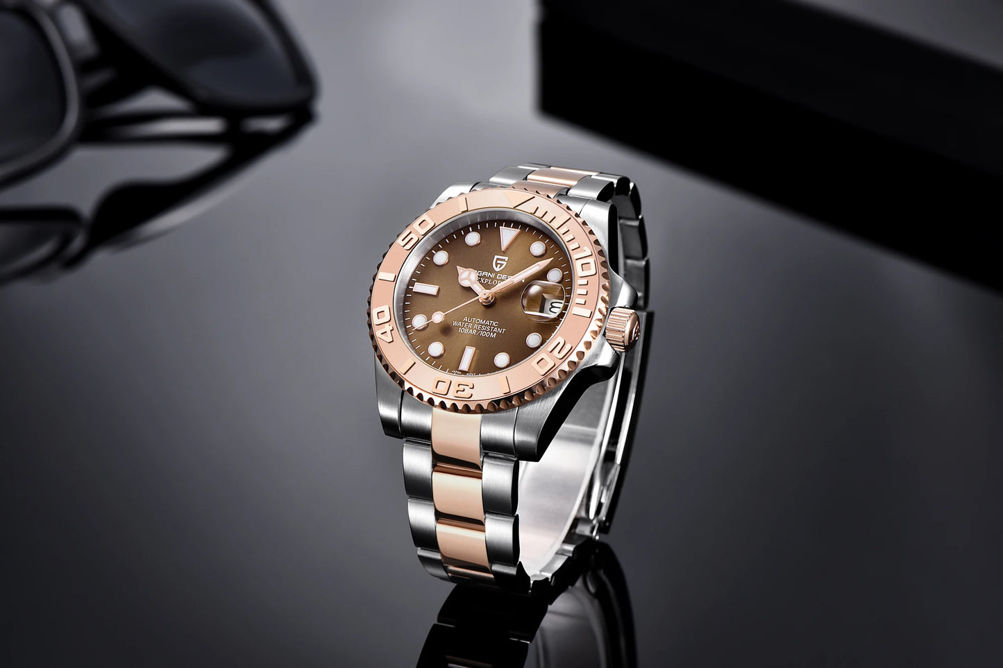 PAGANI DESIGN 2024 New NH35 Movement Ceramic Bezel Men Mechanical Wristwatches Fashion Sapphire Glass Diving Automatic Watches