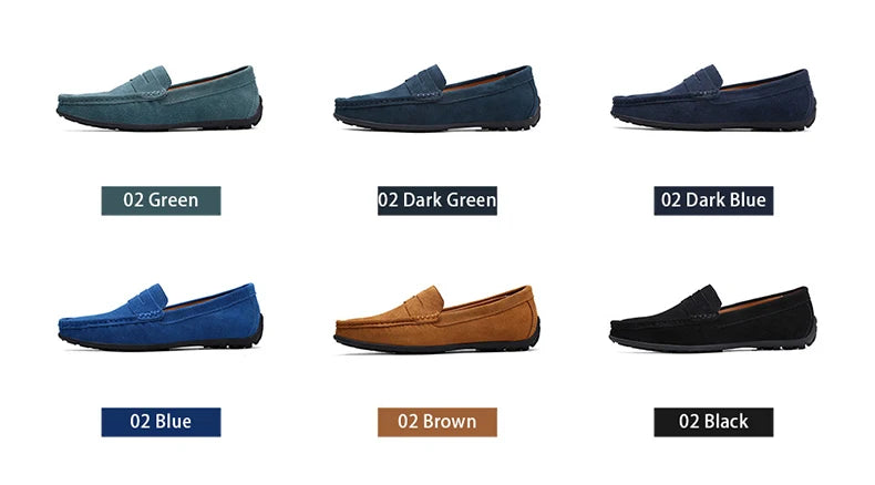 DEKABR Brand Spring Summer Hot Sell Moccasins Men Loafers High Quality Genuine Leather Shoes Men Flats Lightweight Driving Shoes - Collection 2