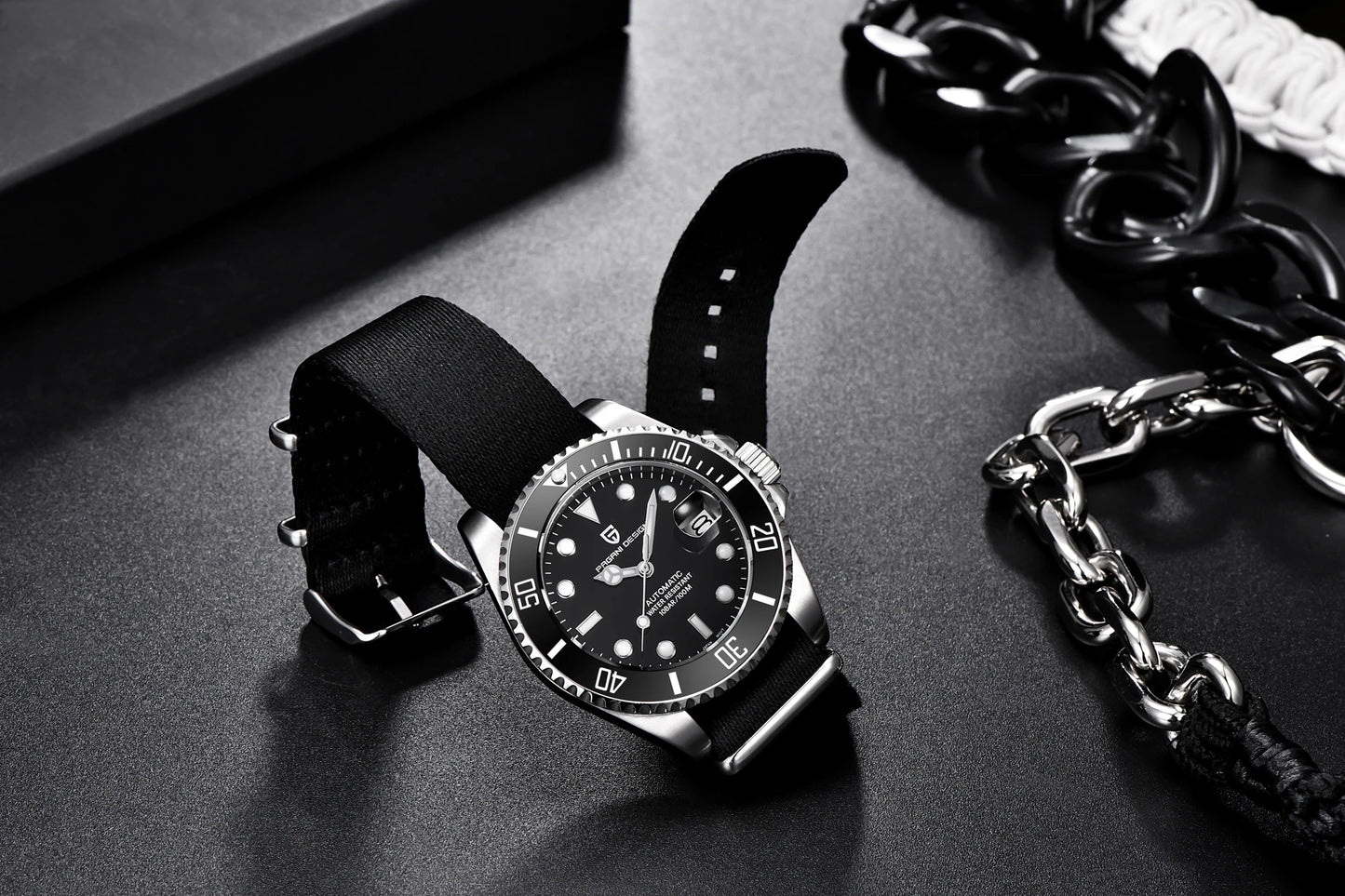 PAGANI DESIGN 2024 New NH35 Movement Ceramic Bezel Men Mechanical Wristwatches Fashion Sapphire Glass Diving Automatic Watches