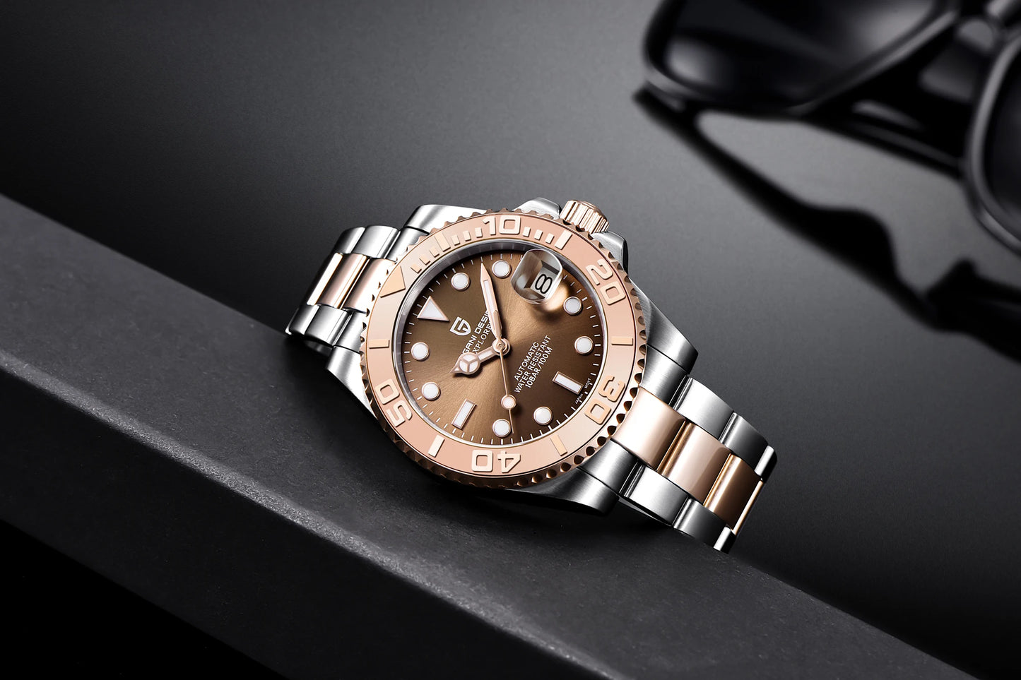 PAGANI DESIGN 2024 New NH35 Movement Ceramic Bezel Men Mechanical Wristwatches Fashion Sapphire Glass Diving Automatic Watches