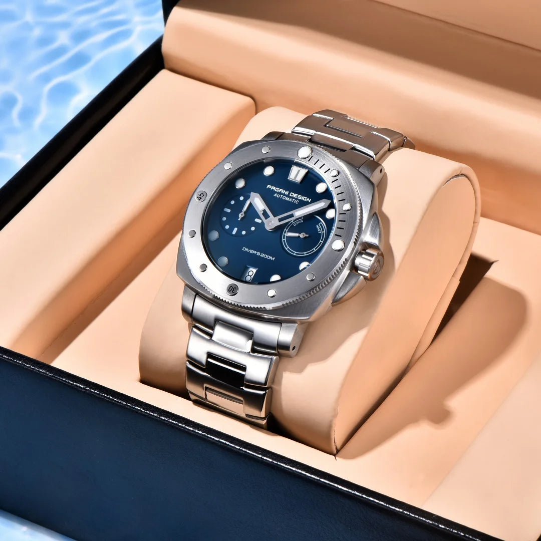 2023 PAGANI DESIGN New Fashion And High-end Men Mechanical Wristwatch Stainless Steel Sapphire Glass 20Bar Waterproof Men Watch