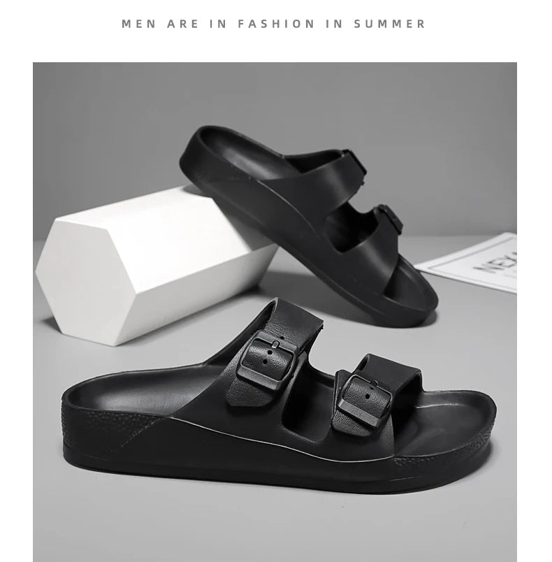 Brand Women Men Slippers Soft Sandals Women Beach Casual Shoes EVA Slides Original Men Flip-flop Summer 2023 Summer Men's Sandal