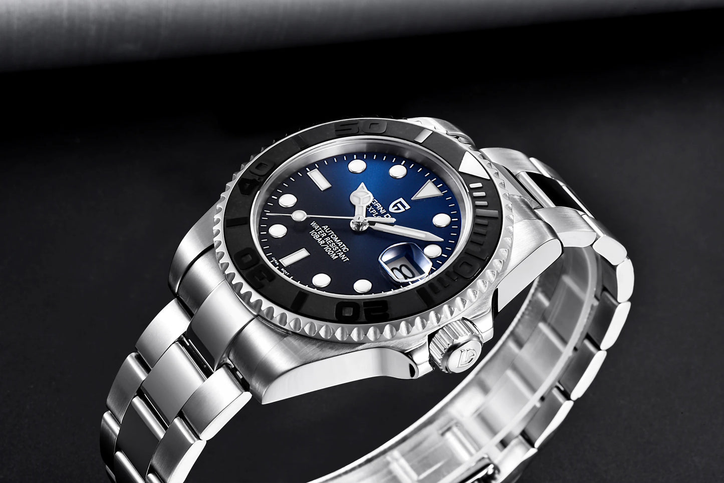 PAGANI DESIGN 2024 New NH35 Movement Ceramic Bezel Men Mechanical Wristwatches Fashion Sapphire Glass Diving Automatic Watches