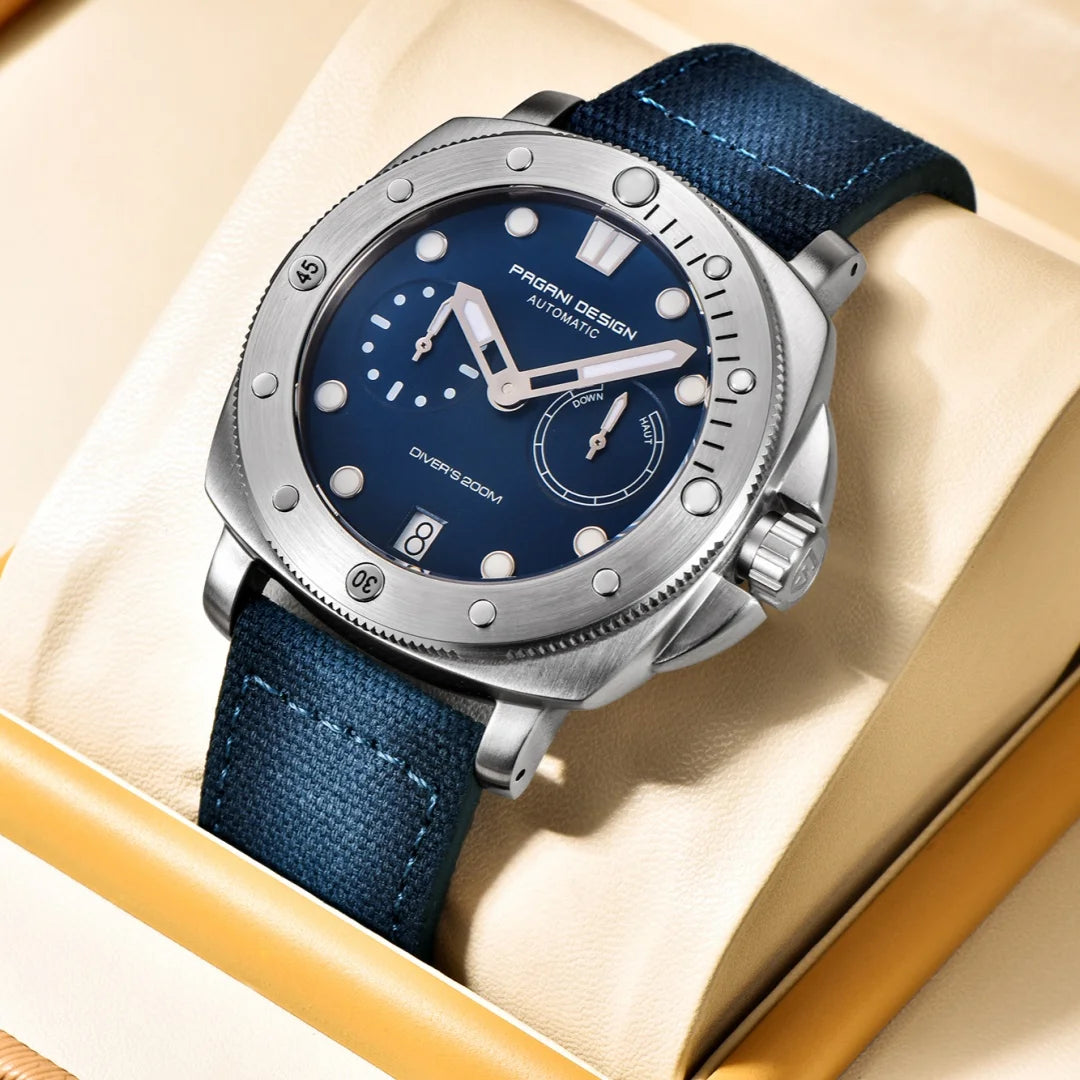 2023 PAGANI DESIGN New Fashion And High-end Men Mechanical Wristwatch Stainless Steel Sapphire Glass 20Bar Waterproof Men Watch
