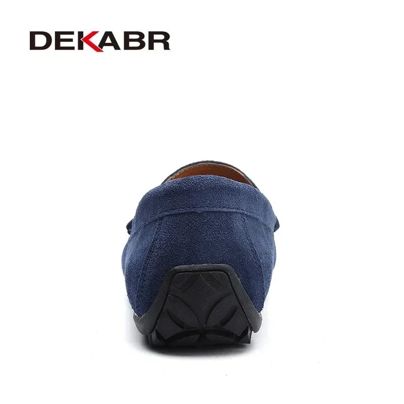 DEKABR Brand Spring Summer Hot Sell Moccasins Men Loafers High Quality Genuine Leather Shoes Men Flats Lightweight Driving Shoes - Collection 2