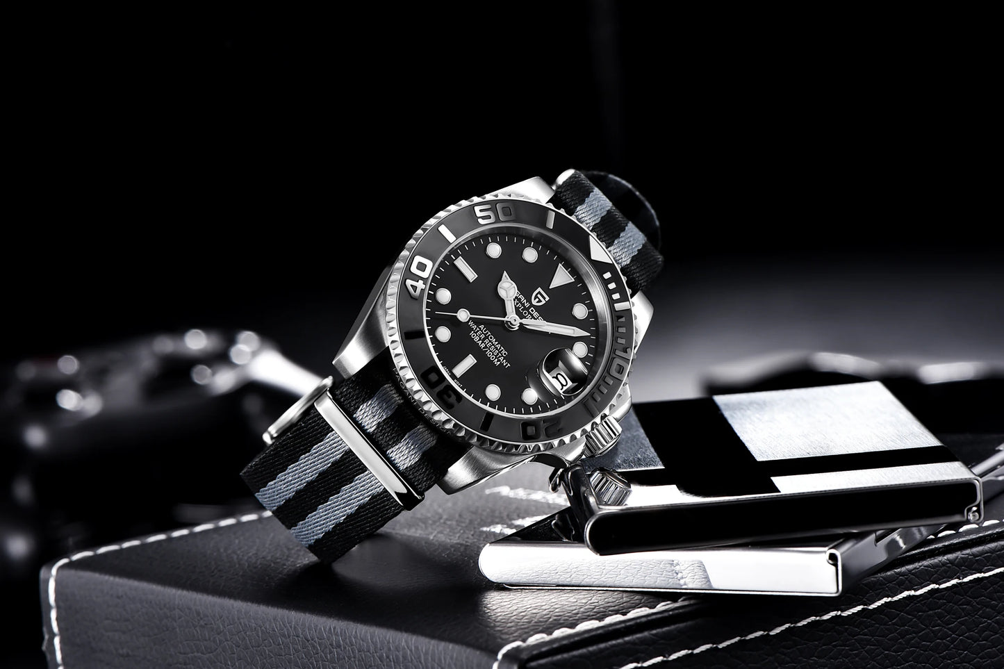 PAGANI DESIGN 2024 New NH35 Movement Ceramic Bezel Men Mechanical Wristwatches Fashion Sapphire Glass Diving Automatic Watches