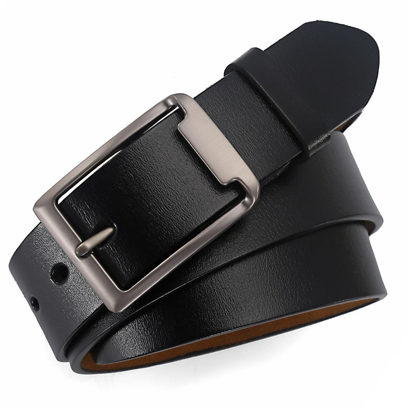 Men's Genuine Leather Fashion alloy luxury business belt - Collection 2 (12 Styles)
