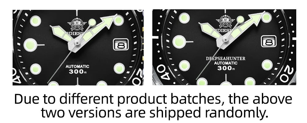 ADDIESDIVE Automatic Mechanical Watch Male American Stainless Steel Scratch Proof Waterproof Diving Watch Business Leisure Watch