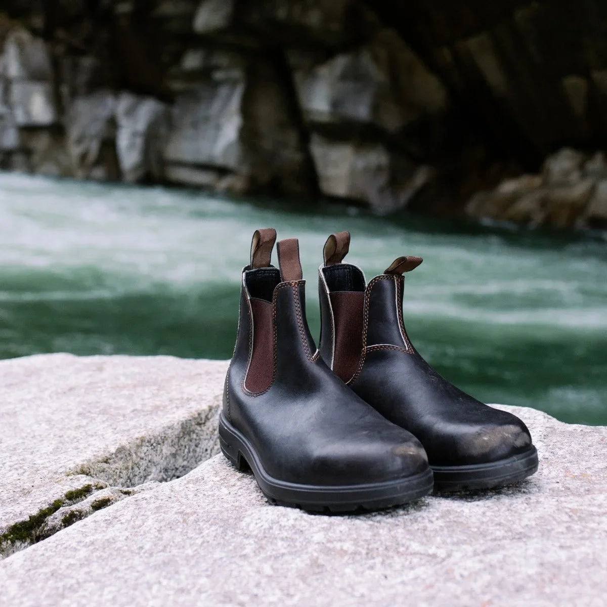 Retro Leather Ankle Boots Men Chelsea Boot Casual Platform Shoes Man Spring Winter Slip on Couples Booties Handmade Plus Size