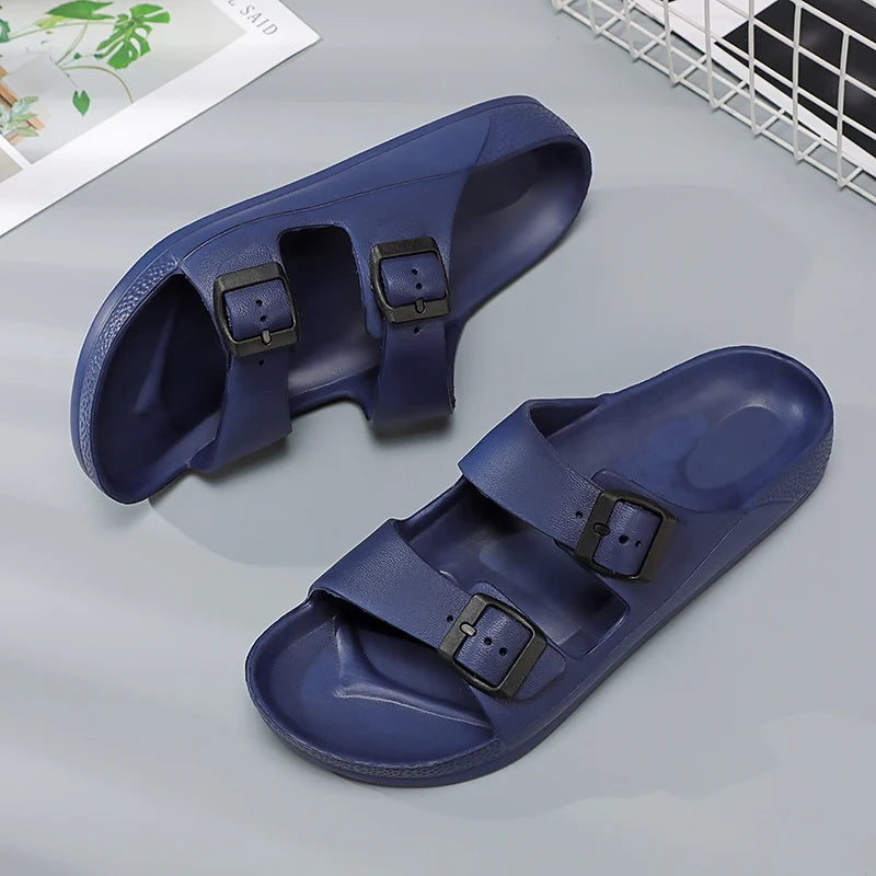Brand Women Men Slippers Soft Sandals Women Beach Casual Shoes EVA Slides Original Men Flip-flop Summer 2023 Summer Men's Sandal