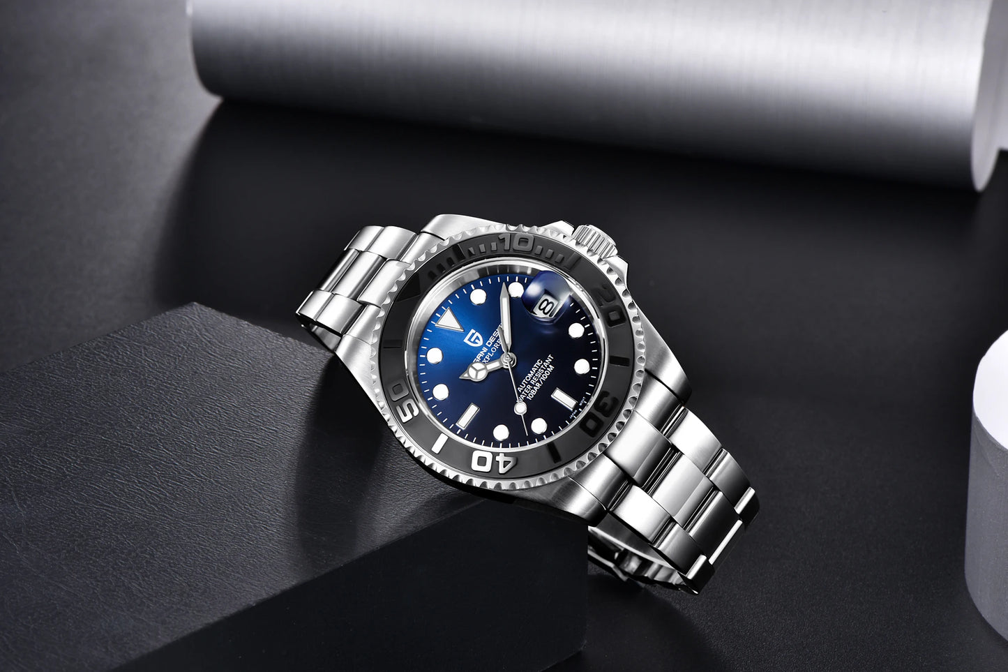 PAGANI DESIGN 2024 New NH35 Movement Ceramic Bezel Men Mechanical Wristwatches Fashion Sapphire Glass Diving Automatic Watches