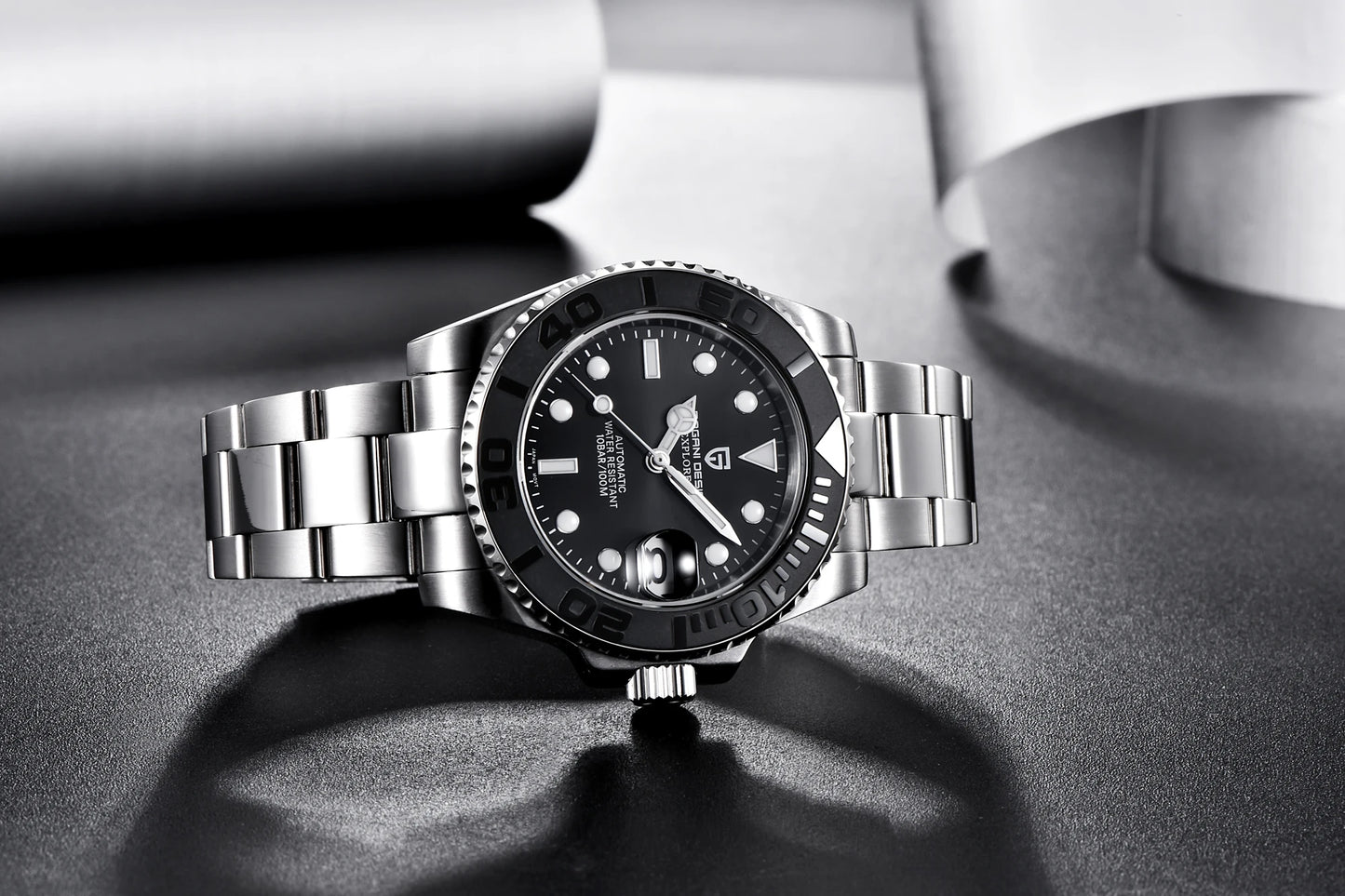 PAGANI DESIGN 2024 New NH35 Movement Ceramic Bezel Men Mechanical Wristwatches Fashion Sapphire Glass Diving Automatic Watches