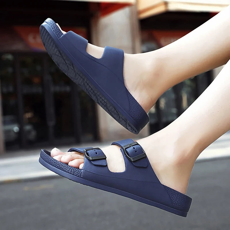 Brand Women Men Slippers Soft Sandals Women Beach Casual Shoes EVA Slides Original Men Flip-flop Summer 2023 Summer Men's Sandal