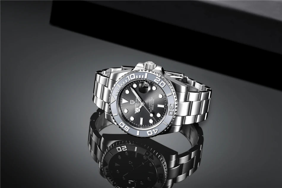 PAGANI DESIGN 2024 New NH35 Movement Ceramic Bezel Men Mechanical Wristwatches Fashion Sapphire Glass Diving Automatic Watches