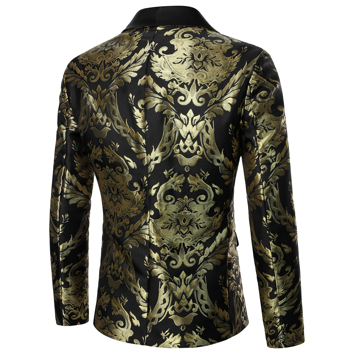 Men's Texture Luxury Tuxedo Suit: Perfect for Business, Banquets, Weddings, and Stage Performances - Versatile Men's Blazer for Casual and Street Style