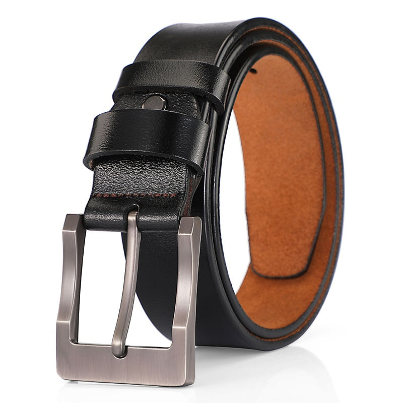 Men's Genuine Leather Fashion alloy luxury business belt - Collection 2 (12 Styles)