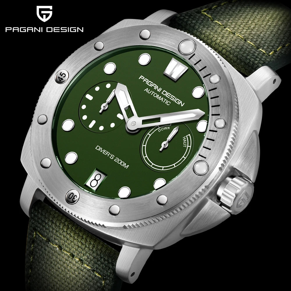 2023 PAGANI DESIGN New Fashion And High-end Men Mechanical Wristwatch Stainless Steel Sapphire Glass 20Bar Waterproof Men Watch
