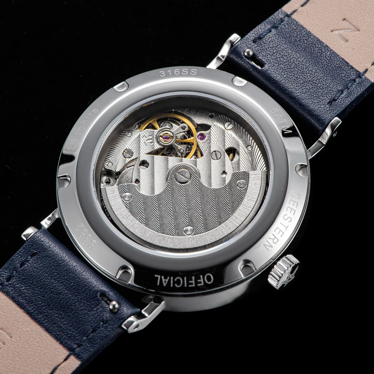 SEESTERN 2024 New Men Watch Automatic Business Wristwatches ST1701 Movement Ultra Thin Clock Top Brand Luxury Fashion Casual