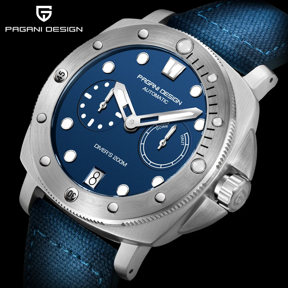 2023 PAGANI DESIGN New Fashion And High-end Men Mechanical Wristwatch Stainless Steel Sapphire Glass 20Bar Waterproof Men Watch