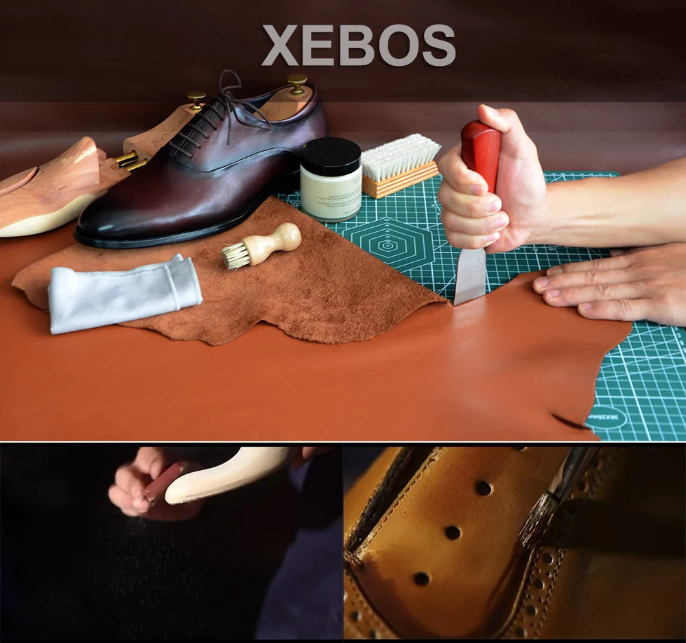 British Style Cow Genuine Leather Men's Chelsea Ankle Boots Slip-on Elastic Band High Top Sneakers Casual Dress Boot for Men