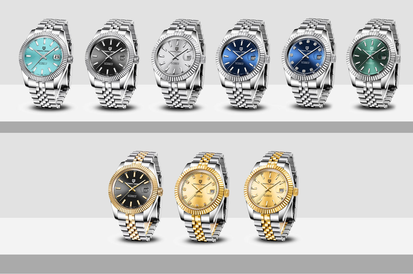 New PAGANI DESIGN PD-1645 V3 Men Mechanical Watches Business Sapphire Glass Automatic Watch NH35 Stainless Steel Watch for Men