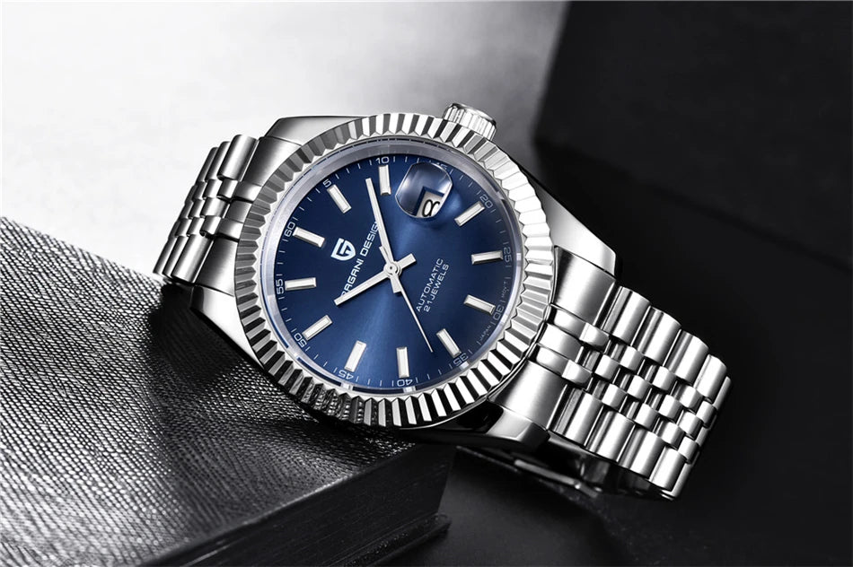 PAGANI DESIGN 2024 New 40MM Men NH35 Mechanical Watches Top Luxury Automatic Watch Sport Stainless Steel Waterproof Men Watches