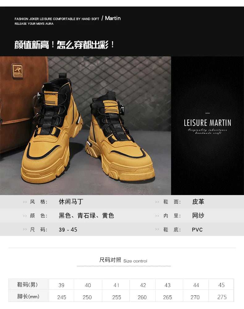 CYYTL Boots Winter Mens Shoes Casual Cowboy Combat Tactical Motorcycle Chelsea Ankle Work Leather Outdoor Designer Luxury Hiking