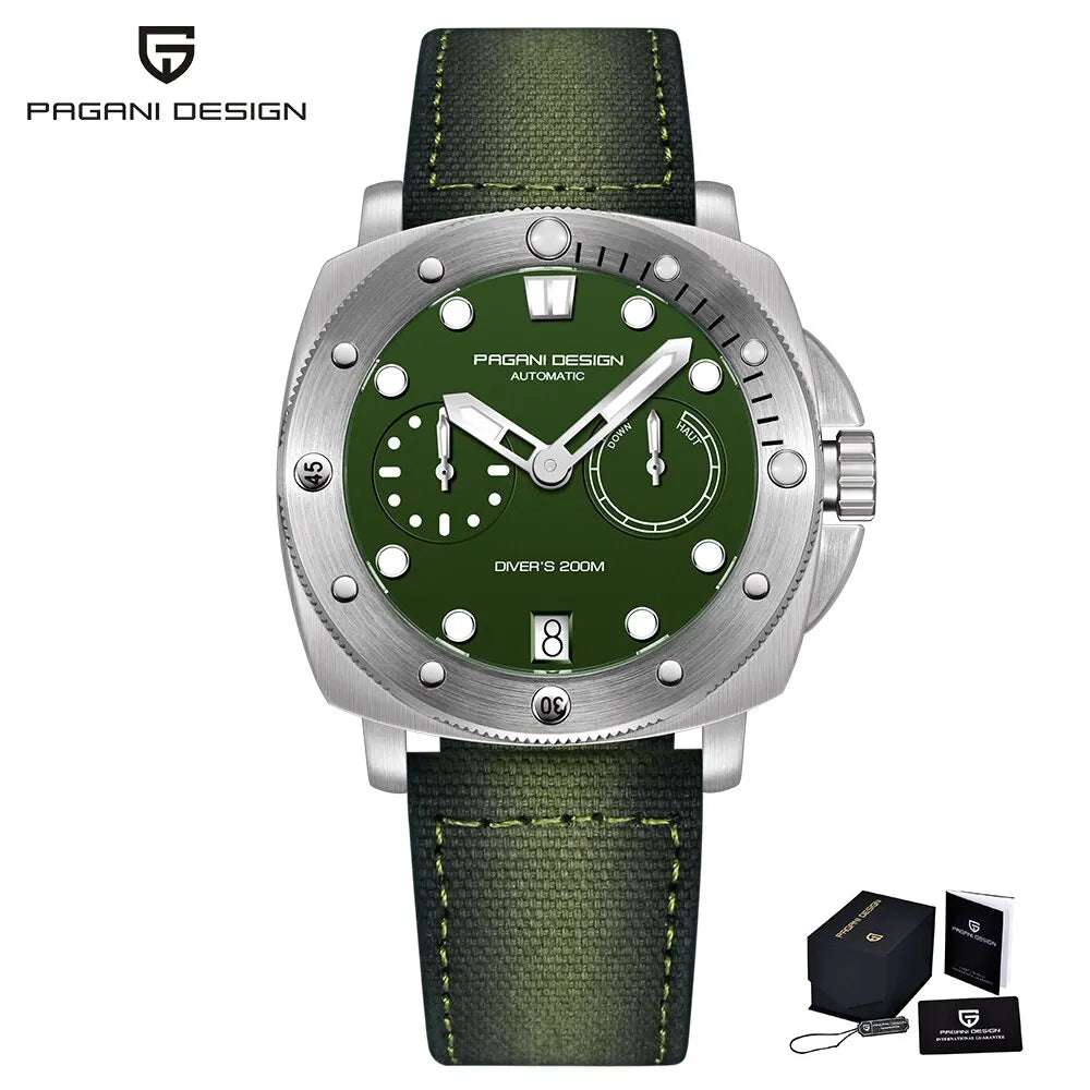 2023 PAGANI DESIGN New Fashion And High-end Men Mechanical Wristwatch Stainless Steel Sapphire Glass 20Bar Waterproof Men Watch