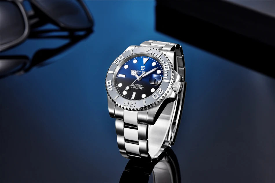 PAGANI DESIGN 2024 New NH35 Movement Ceramic Bezel Men Mechanical Wristwatches Fashion Sapphire Glass Diving Automatic Watches