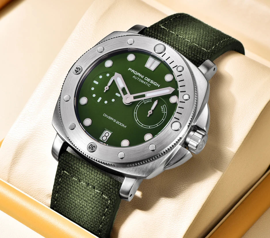 2023 PAGANI DESIGN New Fashion And High-end Men Mechanical Wristwatch Stainless Steel Sapphire Glass 20Bar Waterproof Men Watch