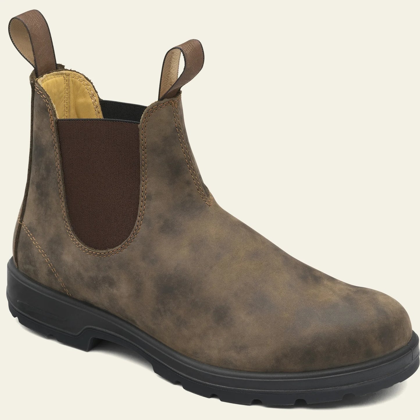 Retro Leather Ankle Boots Men Chelsea Boot Casual Platform Shoes Man Spring Winter Slip on Couples Booties Handmade Plus Size